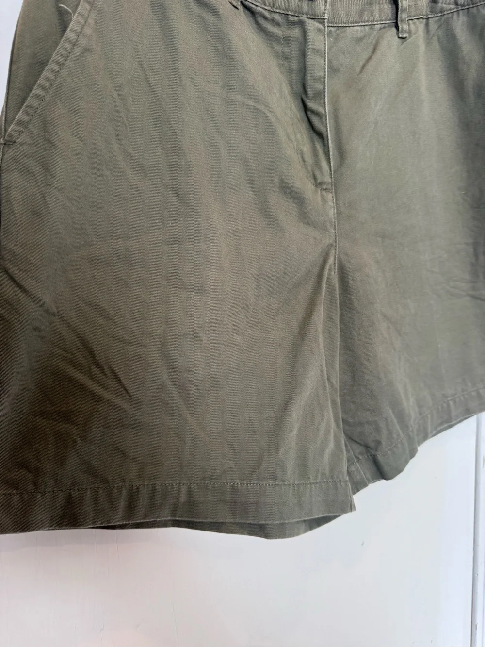 100% Cotton Ralph Lauren Olive Chino Bermuda Shorts